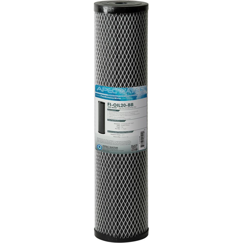 APEC Water Systems 20 inch Whole House Replacement Water Filter High Flow Oil... by APEC Water Systems