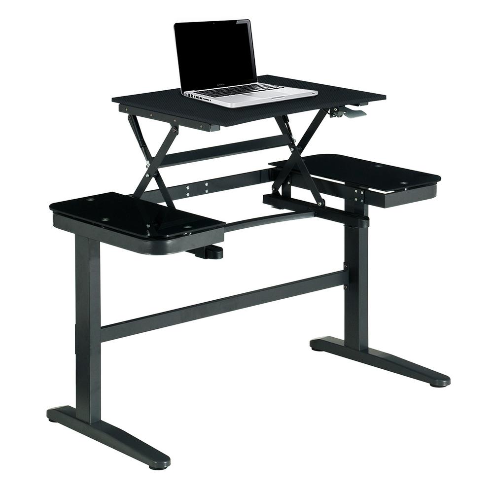 Techni Mobili Ergonomic Black Pneumatic Adjule Standing Desk Pneumatic Adjule Standing Desk