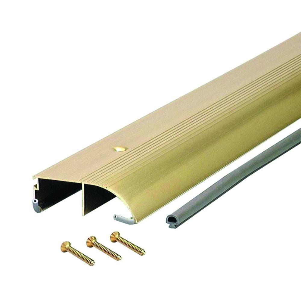 M-D Building Products High 3-3/8 inch x 66 inch Brite Gold Aluminum Bumper... by M-D Building Products