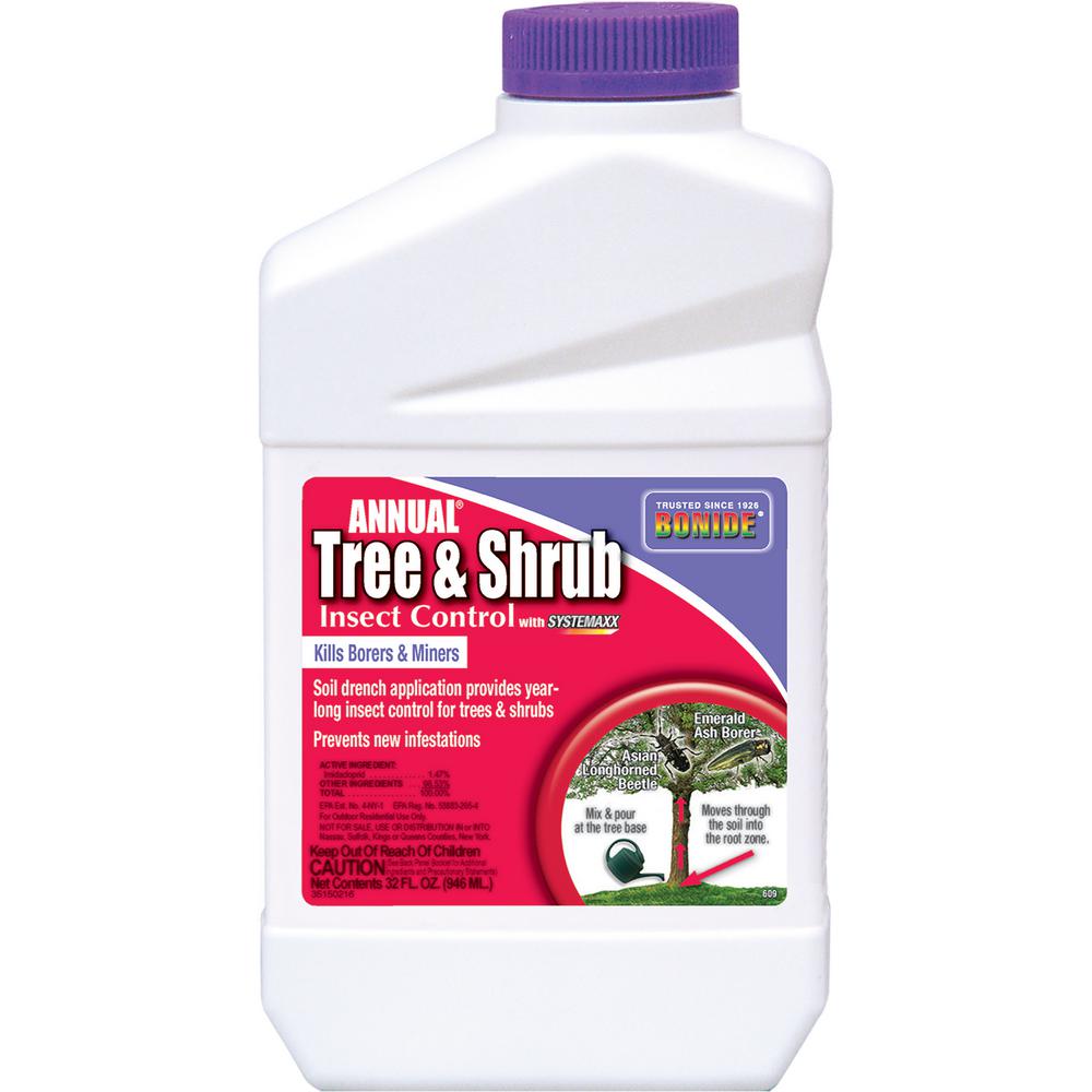 Bonide 32 oz. Annual Tree and Shrub Insect Control with Systemaxx