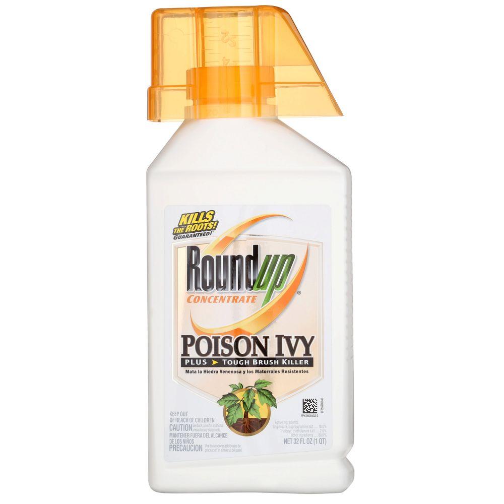 Roundup 32 Oz Concentrate Poison Ivy Plus Tough Brush Killer 5002310 