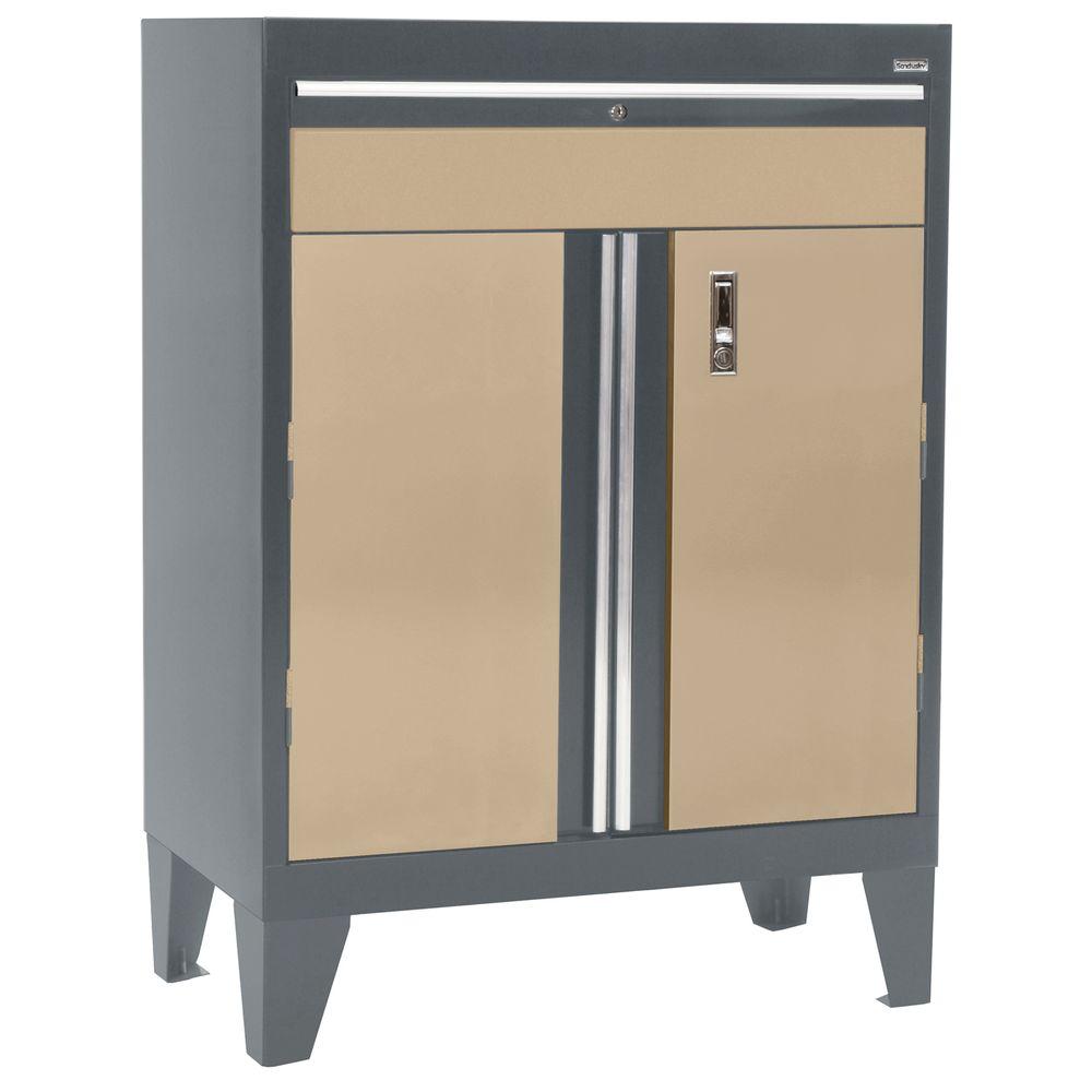 Sandusky 30 In W X 18 In D X 43 In H Modular Steel Base Cabinet