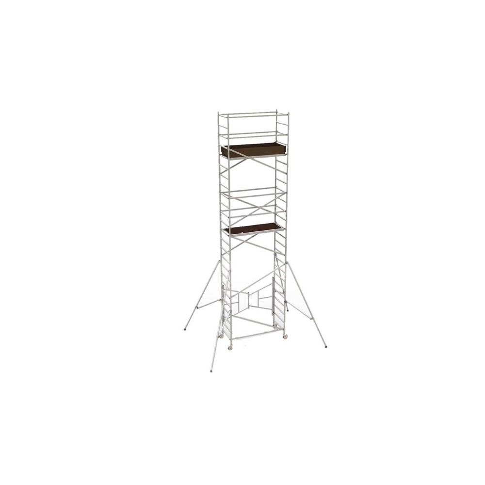 MetalTech 24 Ft. X 5.4 Ft. X 2.6 Ft. Easy-Set Scaffold Tower With ...