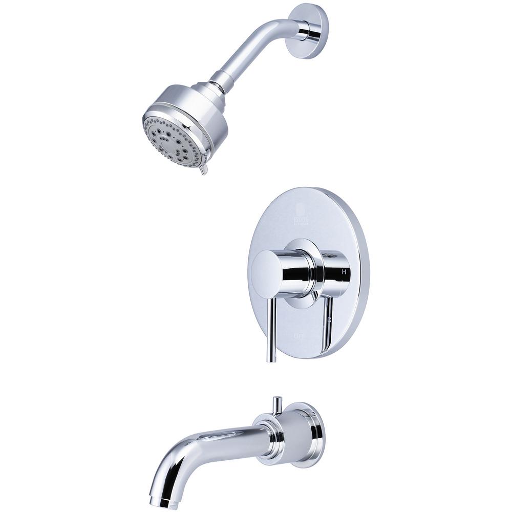 Pioneer Faucets 1-Handle Wall Mount Tub and Shower Faucet Trim Kit with ...