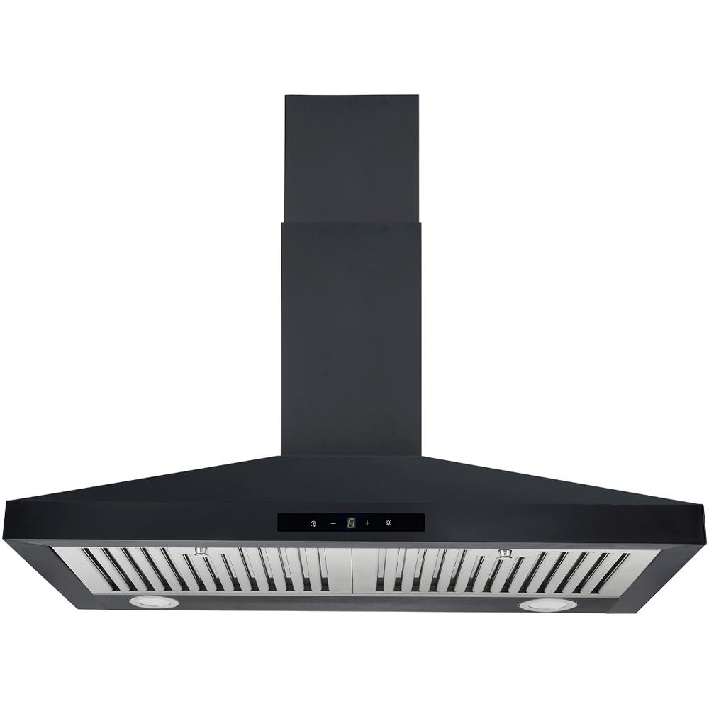 Cavaliere 30 in. Wall Mount Range Hood in Black with Professional