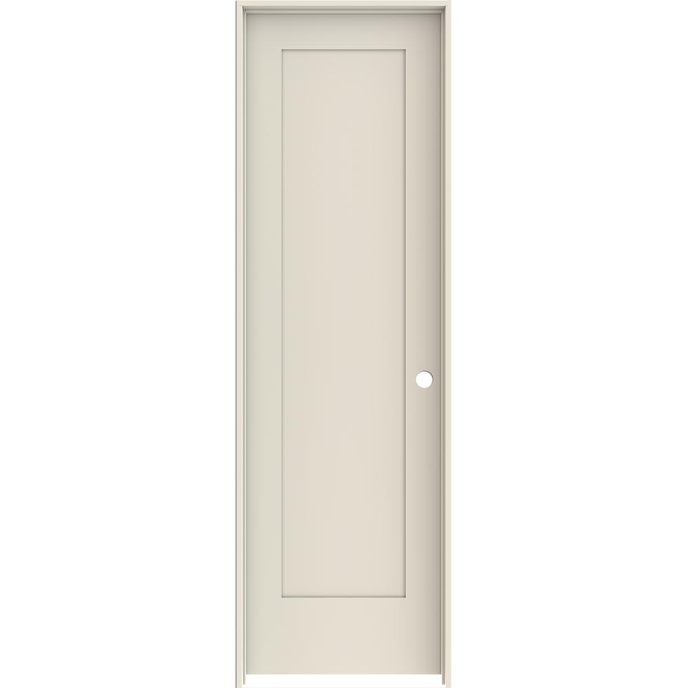 JELDWEN 24 in. x 80 in. 1 Panel Shaker LeftHand Primed