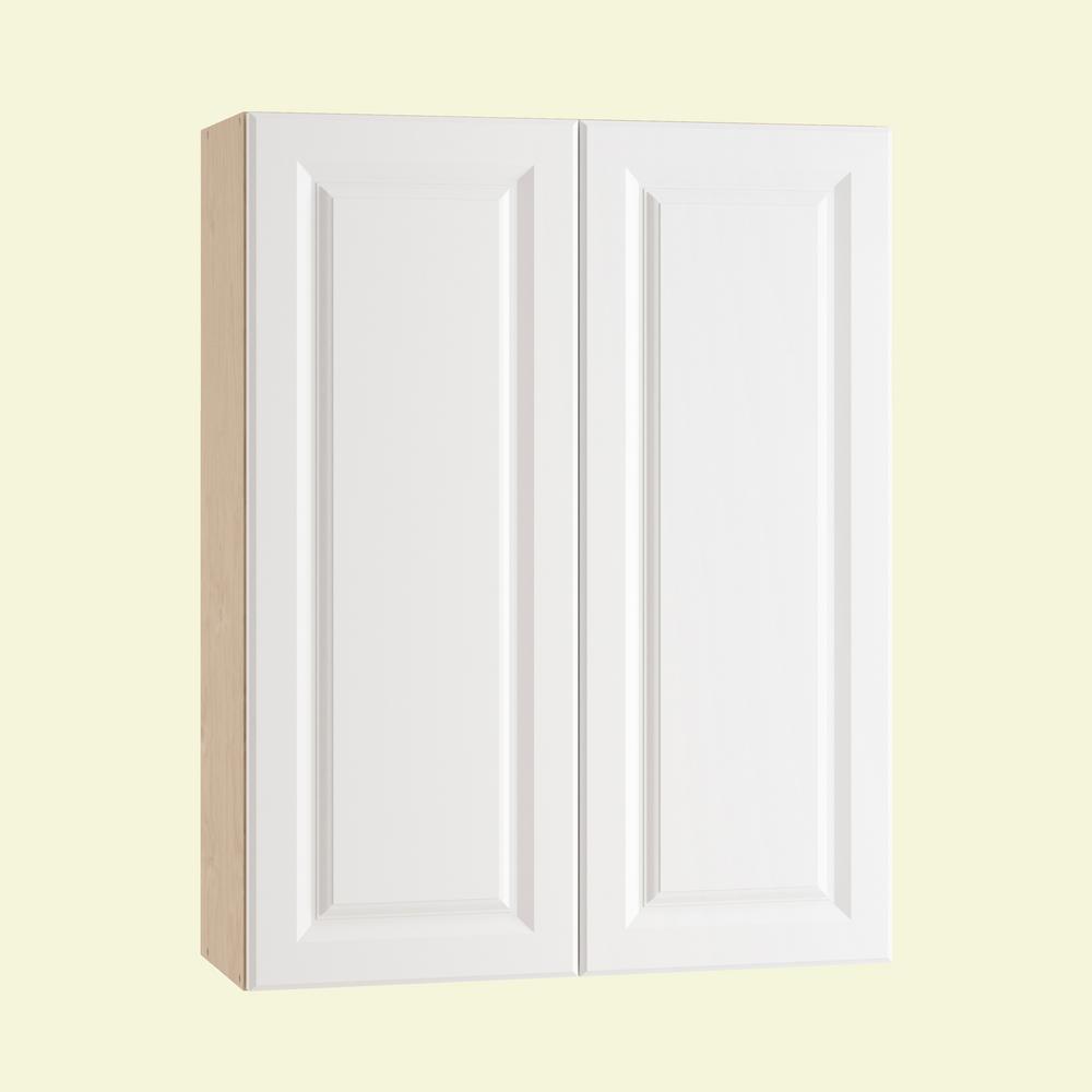 Home Decorators Collection Anzio Ready To Emble 30 X 38 12 In Anzio Ready To Emble 30 X 38 12 In Wall Cabinet With 2 Soft Close Doors Polar White