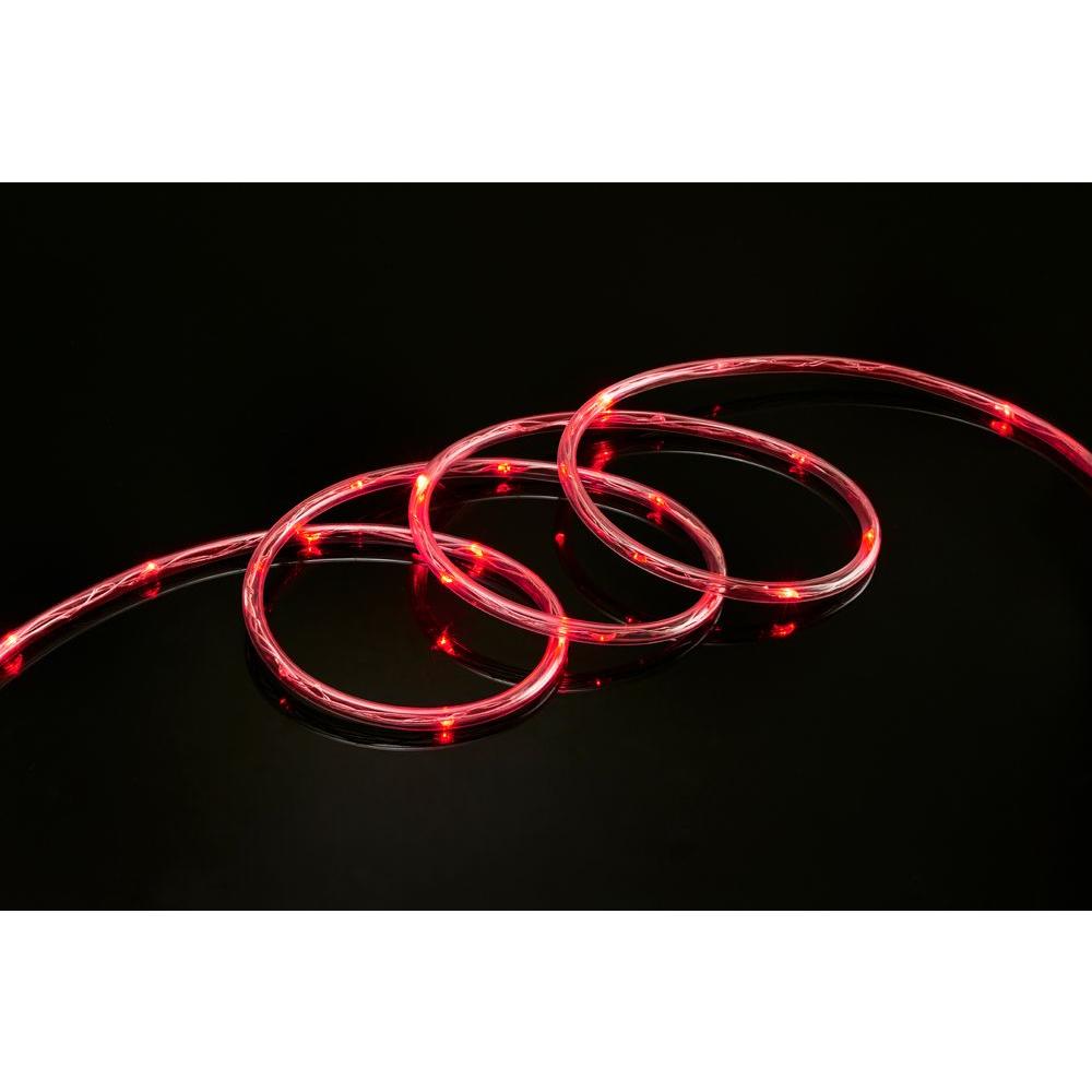 Red Christmas Rope Lights The Home Depot Red Led Rope Light 2 Pack