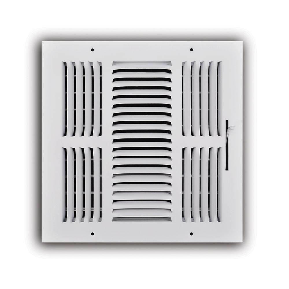 10 In X 10 In 3 Way Wall Ceiling Register