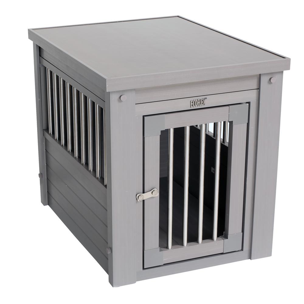 Ecoflex Dog Crate - Gray, Large