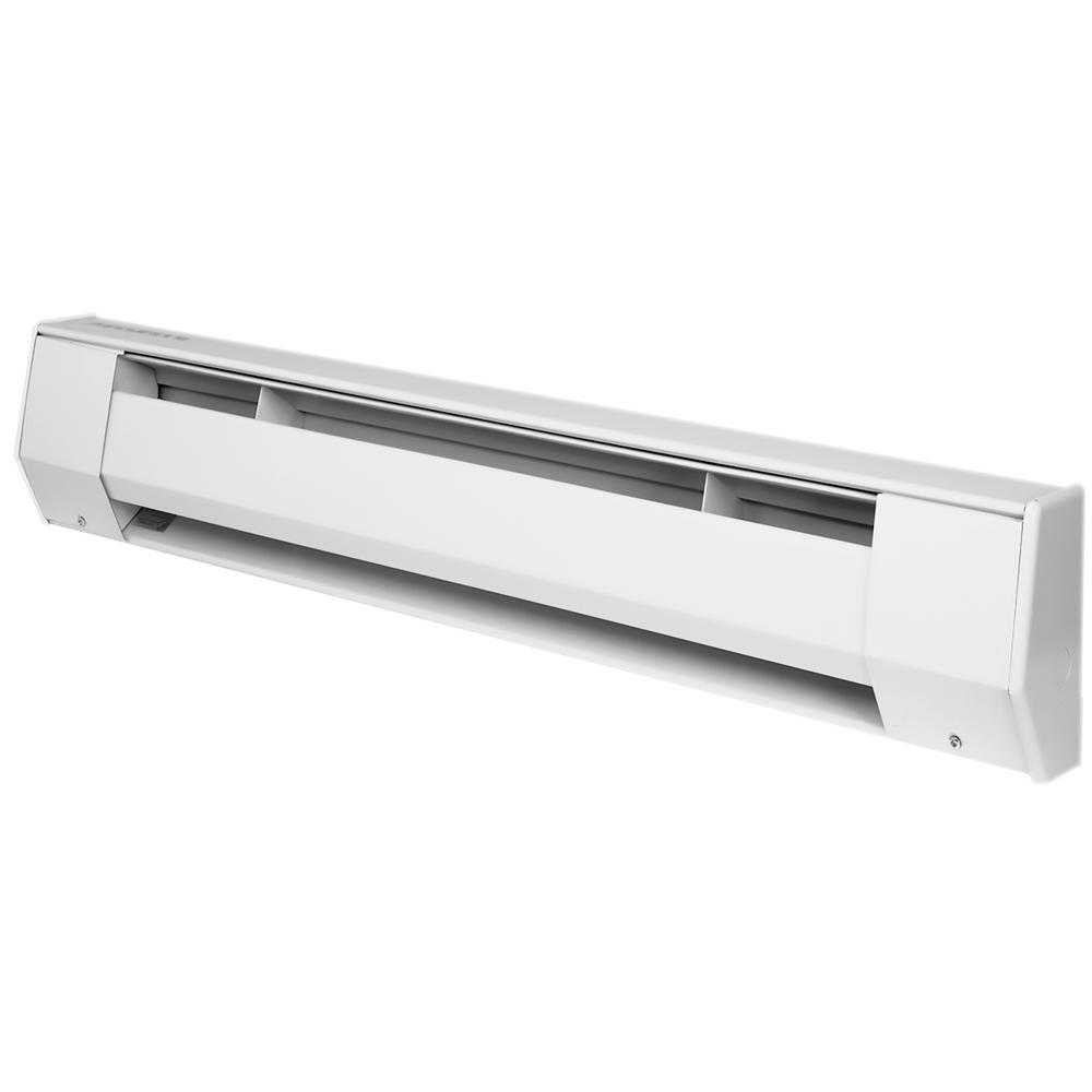 Cadet 72 In 1500 Watt 240 Volt Electric Baseboard Heater In White 6f1500w The Home Depot 3786