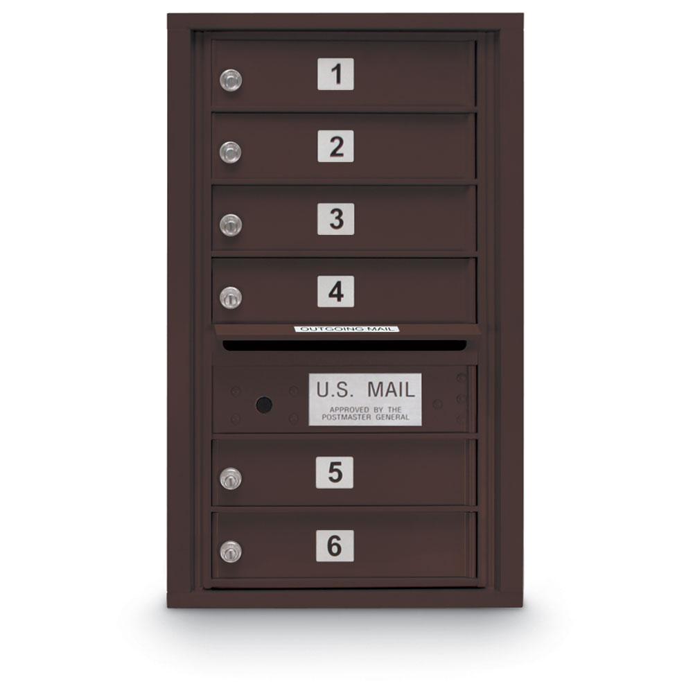 Whitehall Products Balmoral Bronze Streetside Monogram Mailbox Package