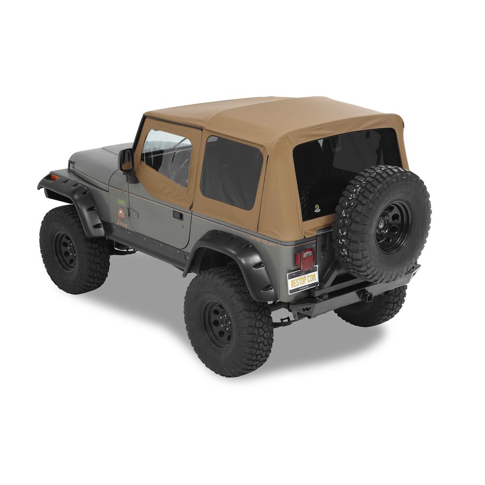 Bestop Supertop Spice Soft Top For Wrangler Yj-54601-37 - The Home Depot