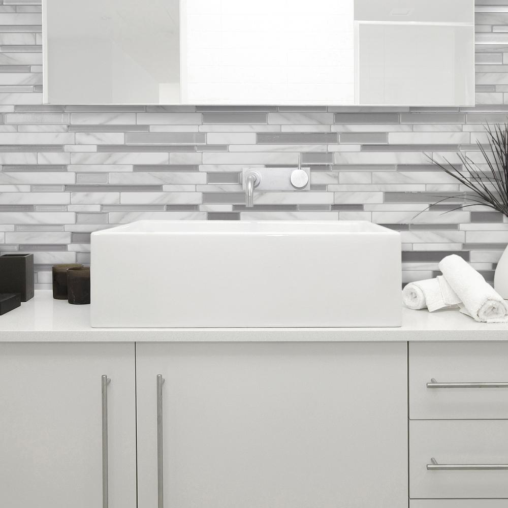Smart Tiles Milano Carrera Multi 11 55 In W X 9 64 H L And Smart Tiles Milano Carrera Multi 11 55