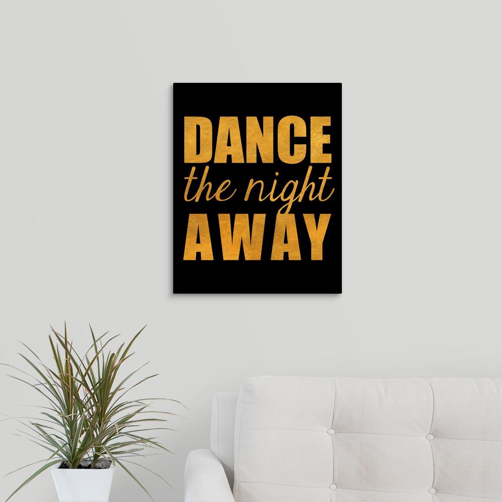 Greatbigcanvas Be And Dance I By Sd Graphics Studio Canvas Wall Art 2496769 24 16x20 The Home Depot