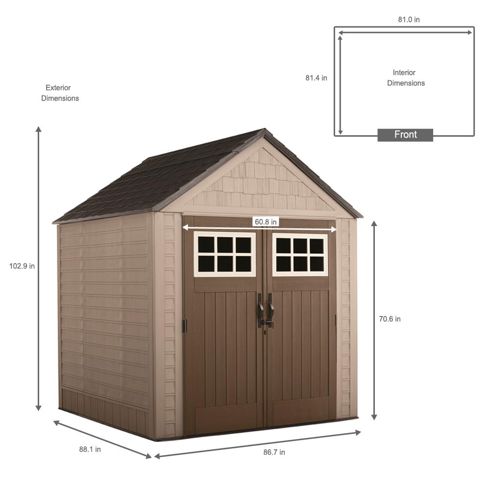 Rubbermaid Storage Shed Assembly Dandk Organizer