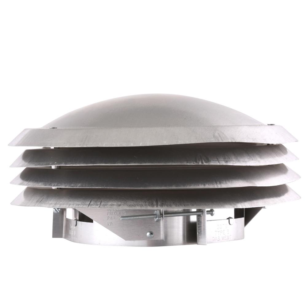 Aluminum Versa Cap 5" to 7" Adjustable Heavy Duty Metal Flue Chimney Vent Parts 50206172100 eBay