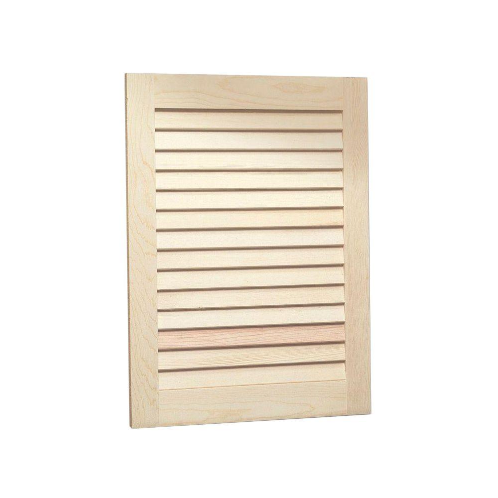 Louvered 16 In W X 26 In H X 4 1 2 In D Frameless Recessed