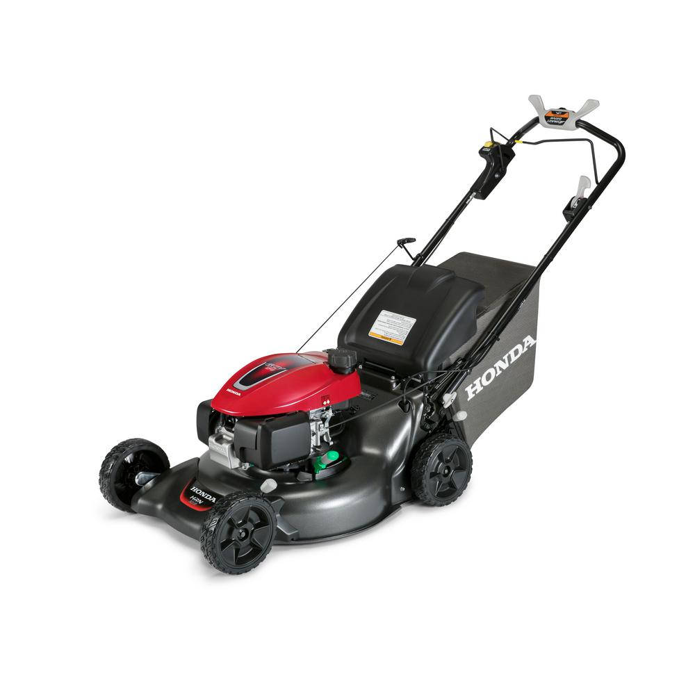 Honda 21 In 3 In 1 Variable Speed Gas Walk Behind Self Propelled Lawn Mower With Blade Stop Hrn216vya The Home Depot