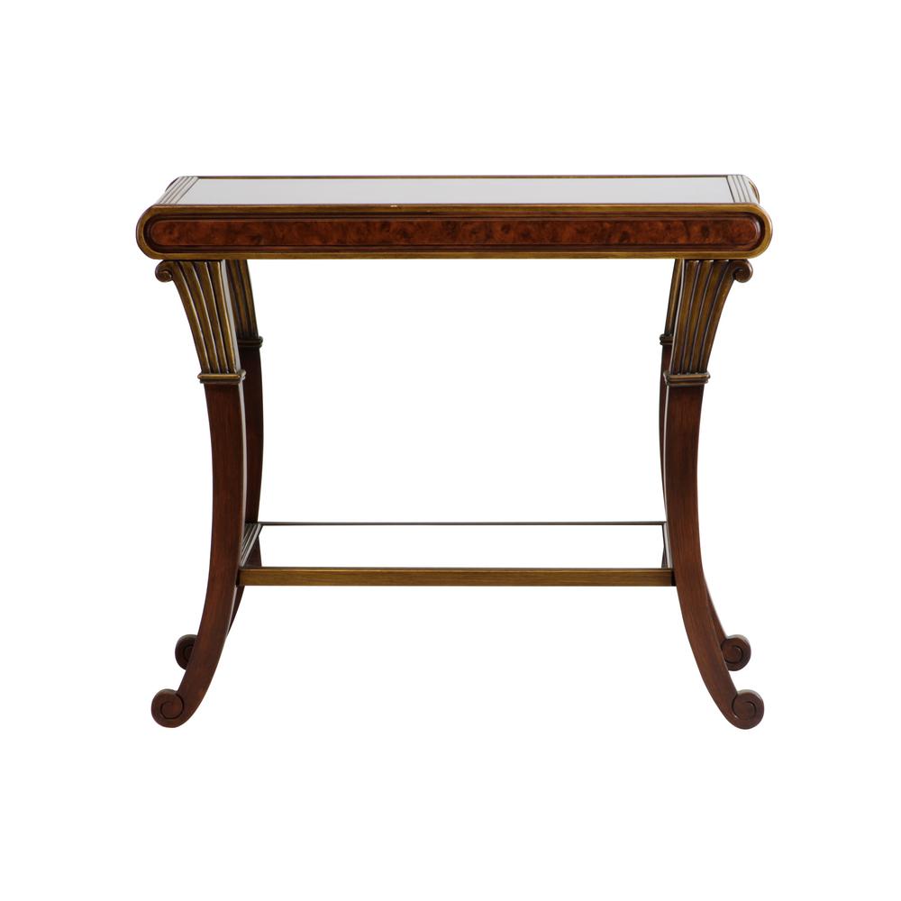 Brown Glass Solid Wood End Tables Accent The Home Solid Wood End Tables Accent