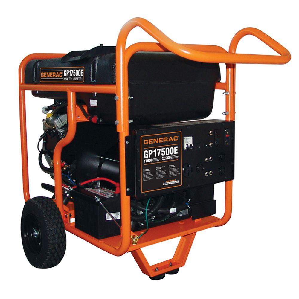 Generac 8000 Watt Gas Powered Electric Start Portable Generator 49 State Csa 6433 The Home Depot Portable Generator Generator Price Generation