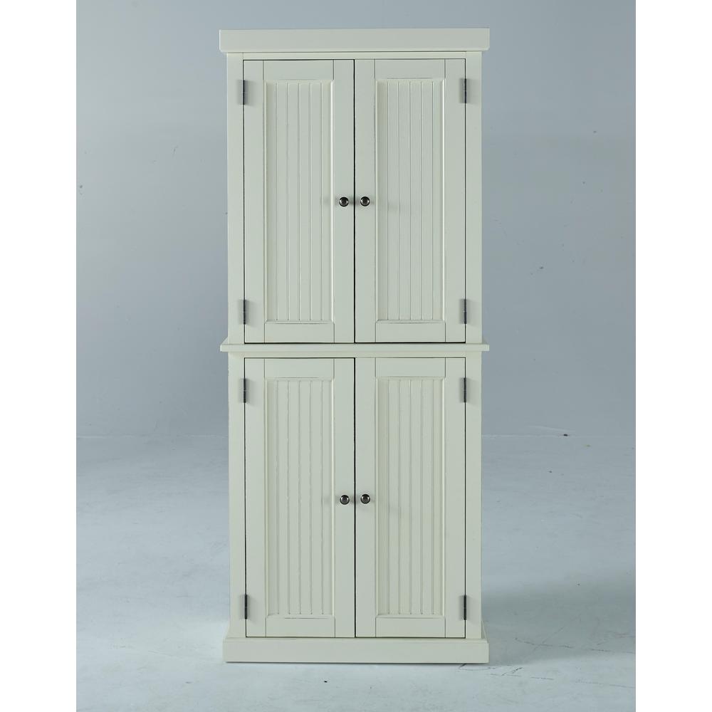 Homestyles Nantucket Distressed White Food Pantry 5022 65 The