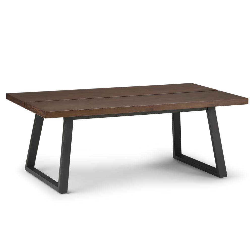 Simpli Home Adler Light Walnut Brown Coffee Table-AXCADR-01 - The Home ...