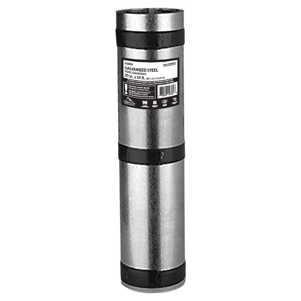 Gibraltar Building Products 20 in. x 50 ft. Galvanized Steel Roll ...