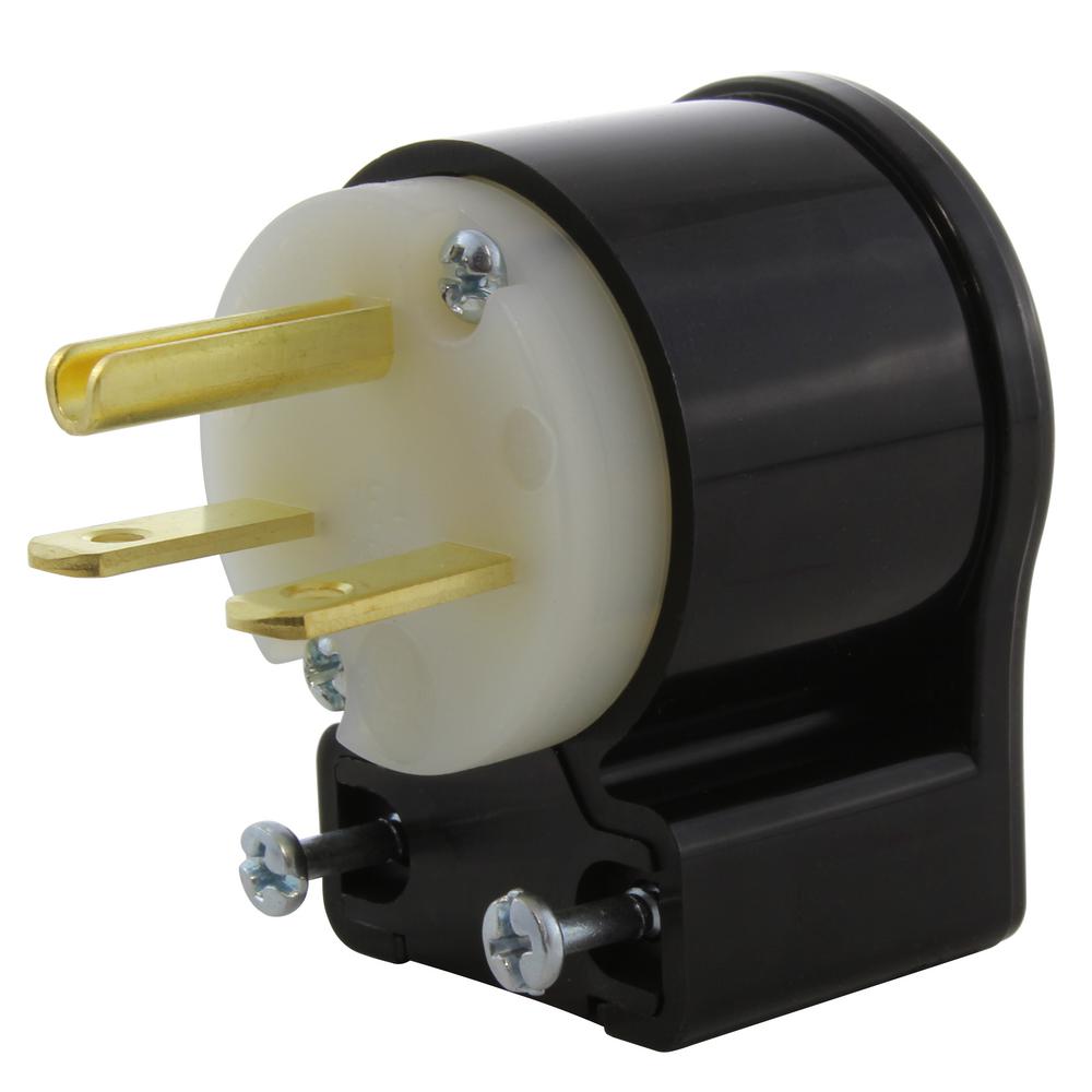 AC WORKS 15 Amp 250Volt NEMA 615P 3Prong All Angles Elbow Industrial