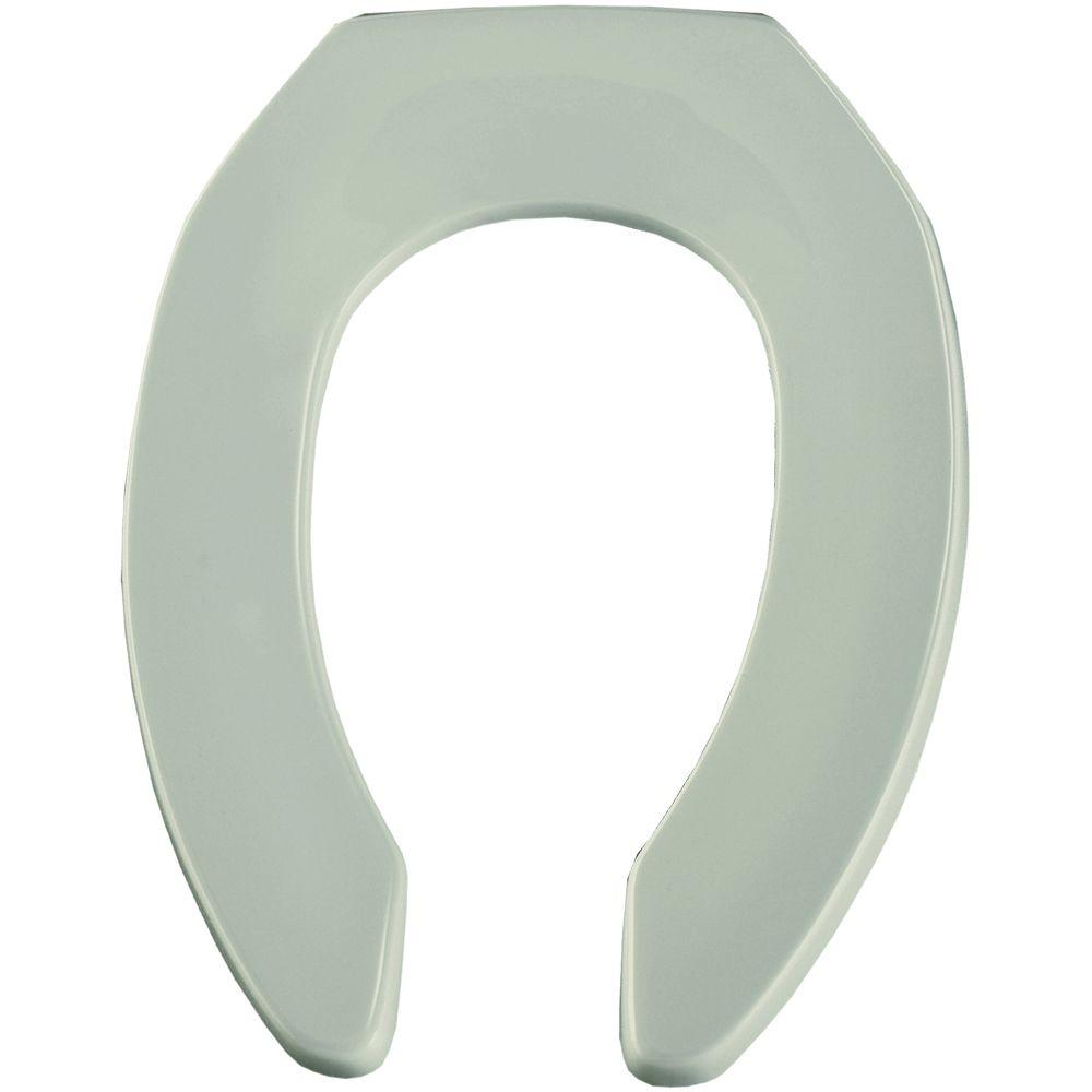 BEMIS Elongated Open Front Toilet Seat in Biscuit-1955CT ...