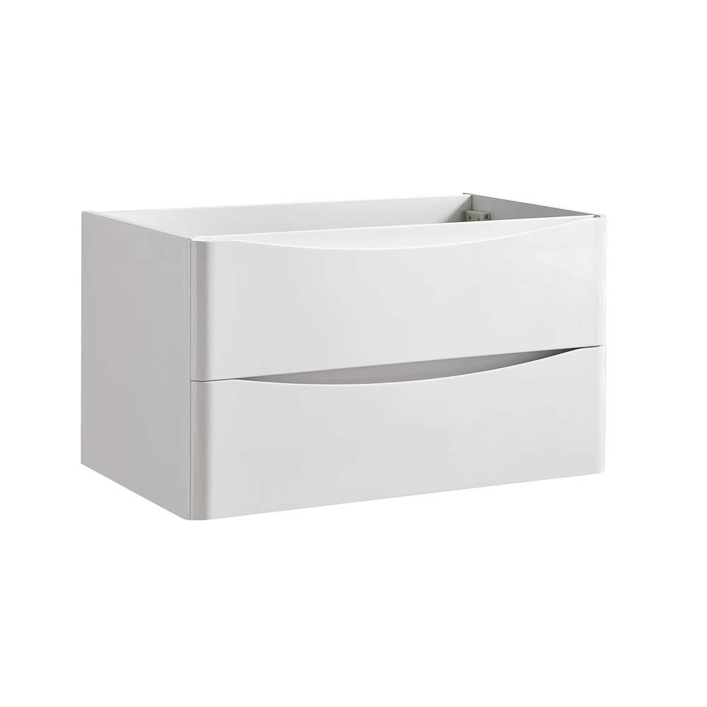 Fresca Tuscany 32 In Modern Wall Hung Bath Vanity Cabinet Only Tuscany 32 In Modern Wall Hung Bath Vanity Cabinet Only Glossy White