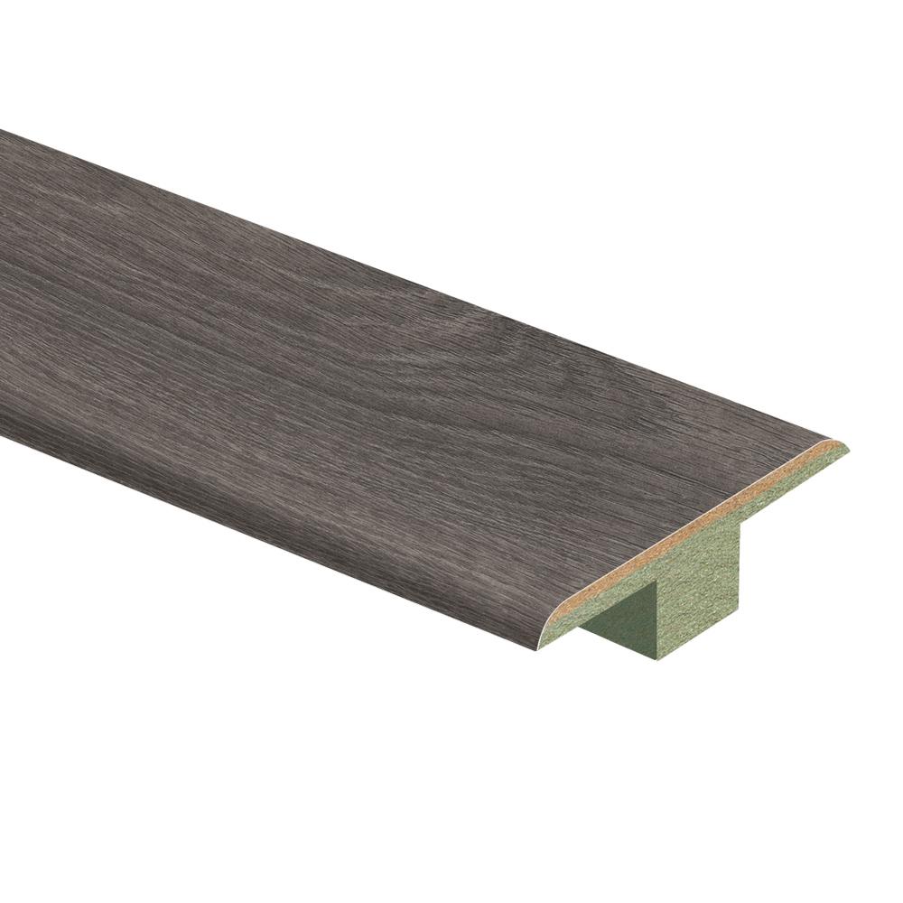 Zamma Grey Oak 7 16 In Thick X 1 3 4 In Wide X 72 In Length Laminate T Molding 013221949 The Home Depot