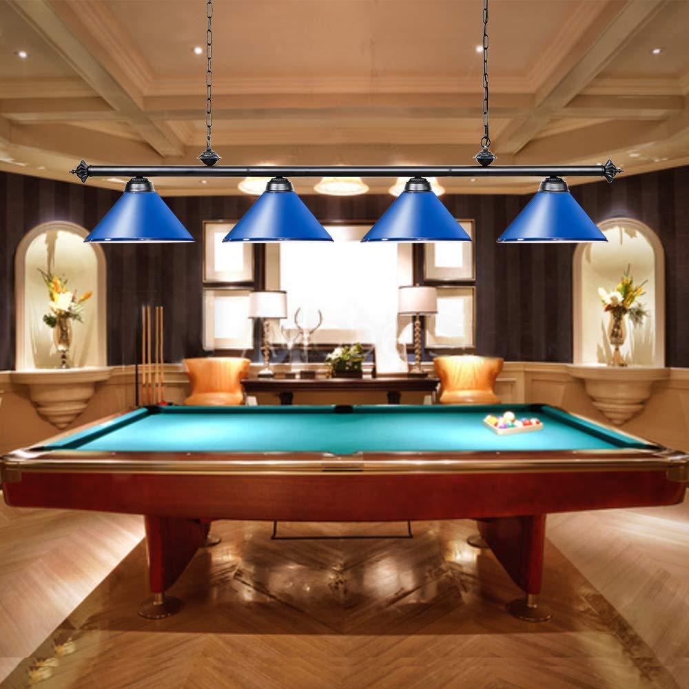 Casainc 70 In Pool Table Light Snooker With 4 Metal Shades Snooker Light With 4 Metal Shades