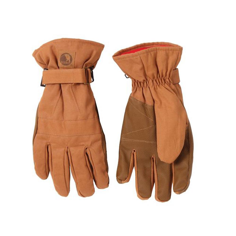 UPC 092021954424 product image for Berne Medium Brown Duck Insulated Work Gloves (1-Pack), Men's | upcitemdb.com