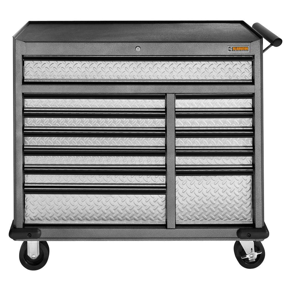 Gladiator Premier Series 41 in. W 12-Drawer Rolling Tool ...