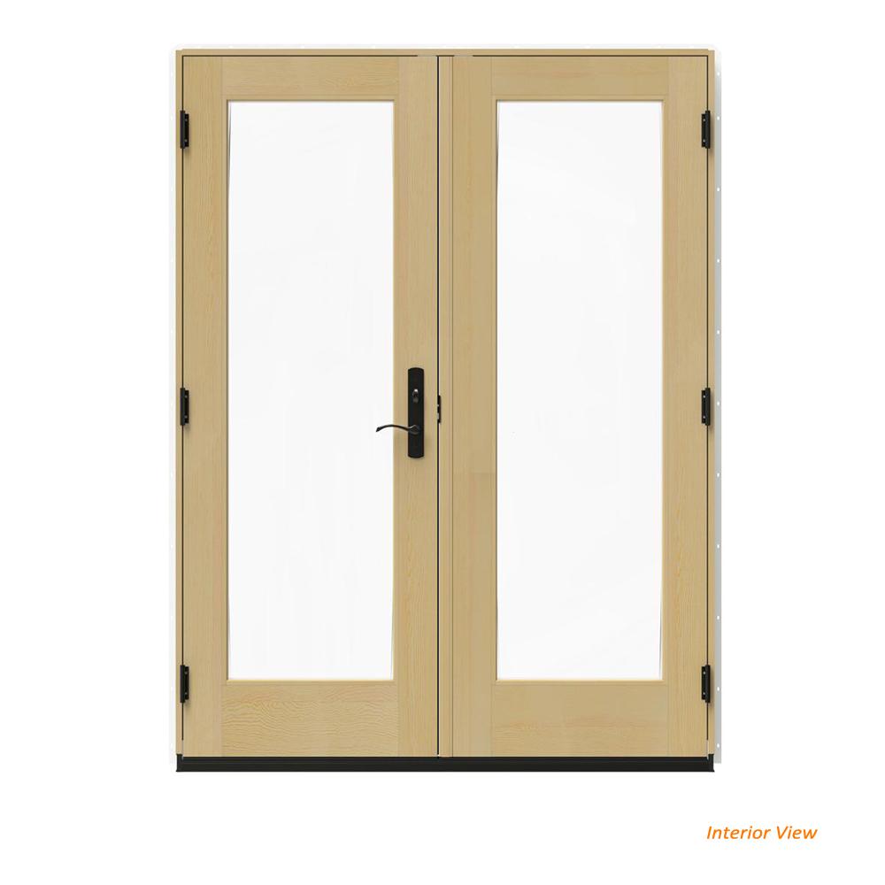 Jeld Wen 60 In X 80 In W 4500 White Clad Wood Right Hand Full