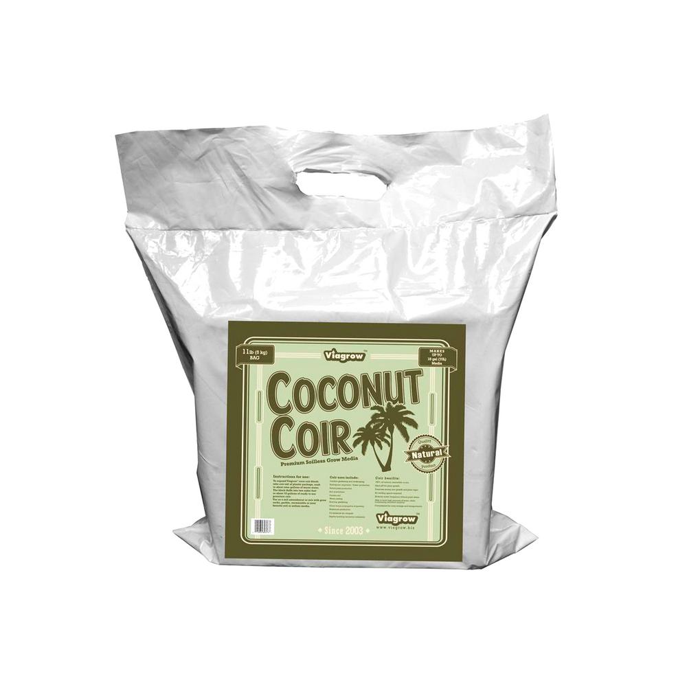 Viagrow 11 lb. Coconut Coir Block of Soilless Media-VCCB5 - The Home Depot