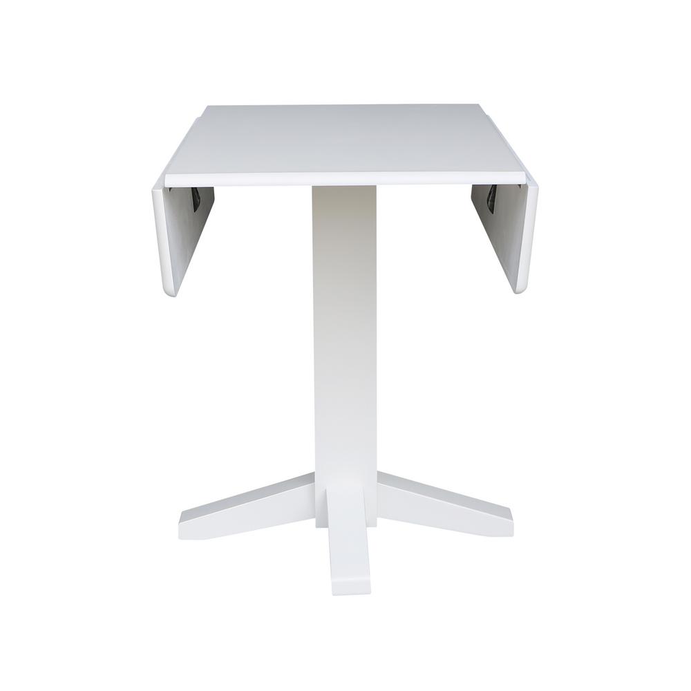 International Concepts 36 In Pure White Square Drop Leaf International Concepts 36 In Pure White Square Drop Leaf