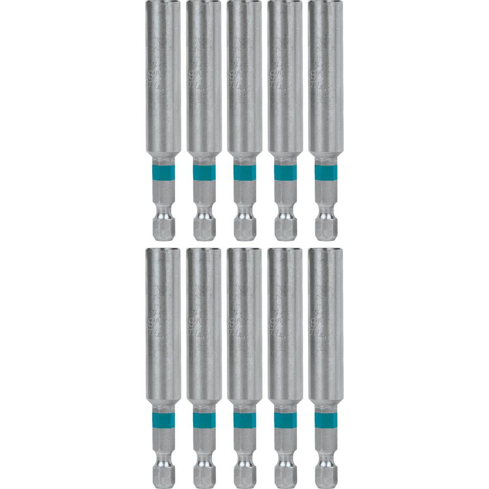 Makita ImpactX 3 in. Modified S2 Steel Insert Bit Holder (10