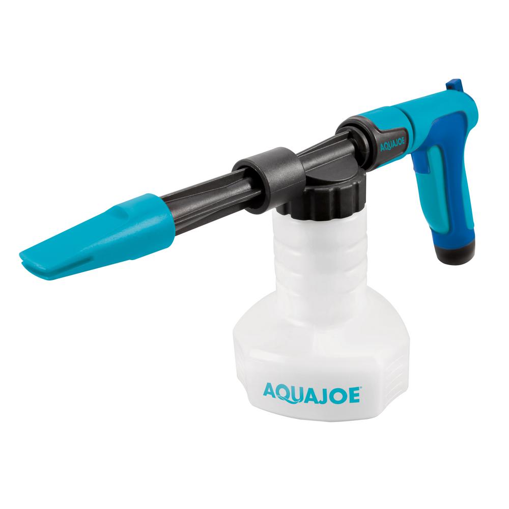 Aqua Joe 2 In 1 Hose Powered Adjustable Foam Cannon Spray Gun Blaster With Spray Wash Quick Connect To Any Garden Hose Aj Spxn The Home Depot