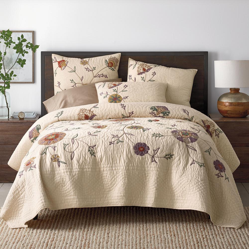 The Company Store Lancaster Multi Cotton Full/Queen Quilt 50293QFQ