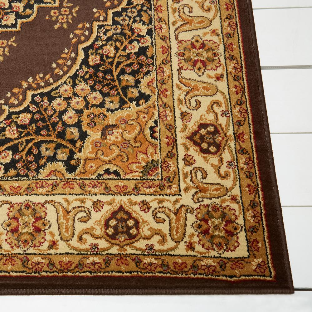 Home Dynamix Royalty Brown Ivory 8 Ft X 10 Indoor Area Rug 1 Home Dynamix Royalty Brown Ivory 8 Ft