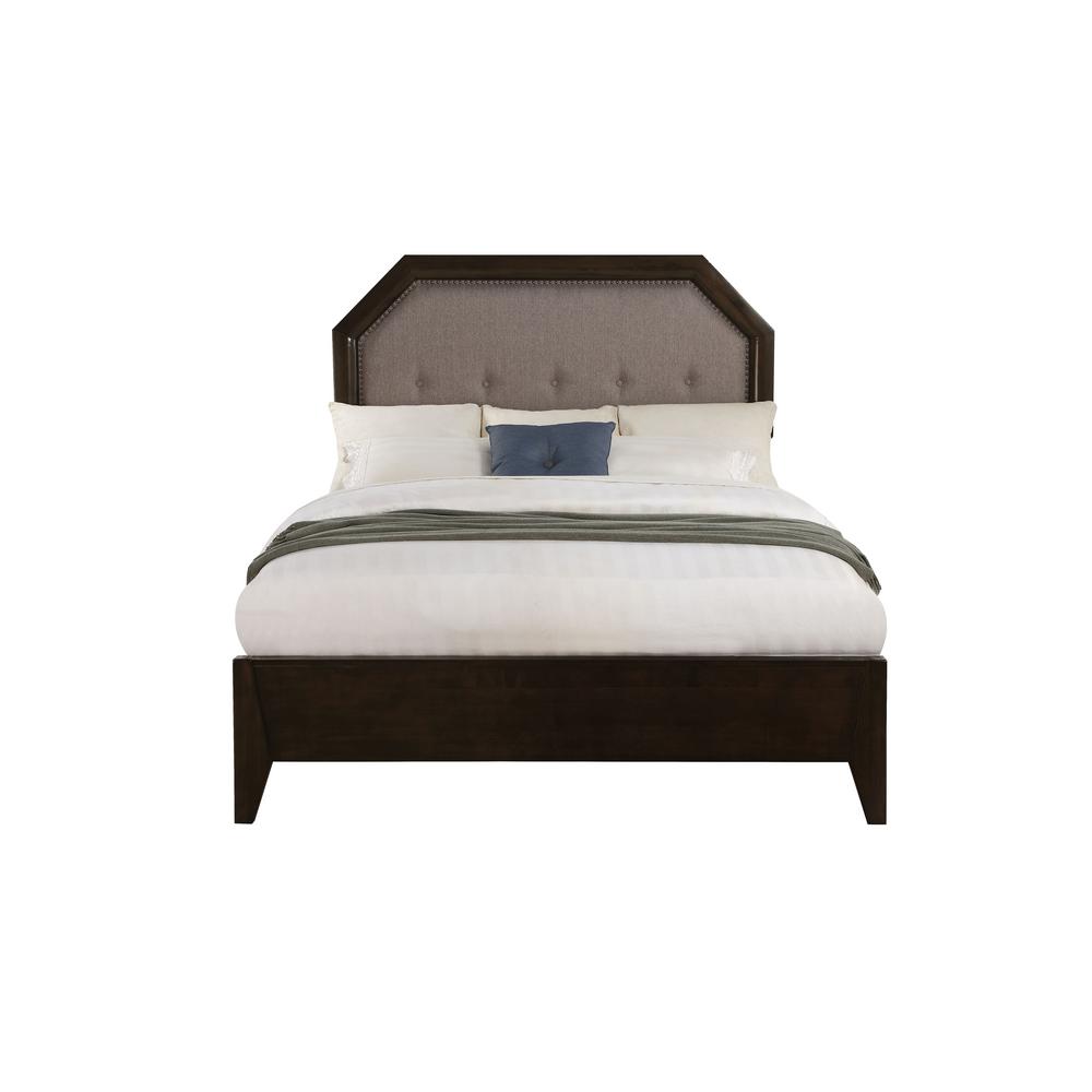 Acme Furniture Selma Gray Fabric And Queen Bed 24090q The Acme Furniture Selma Gray Fabric And Queen Bed