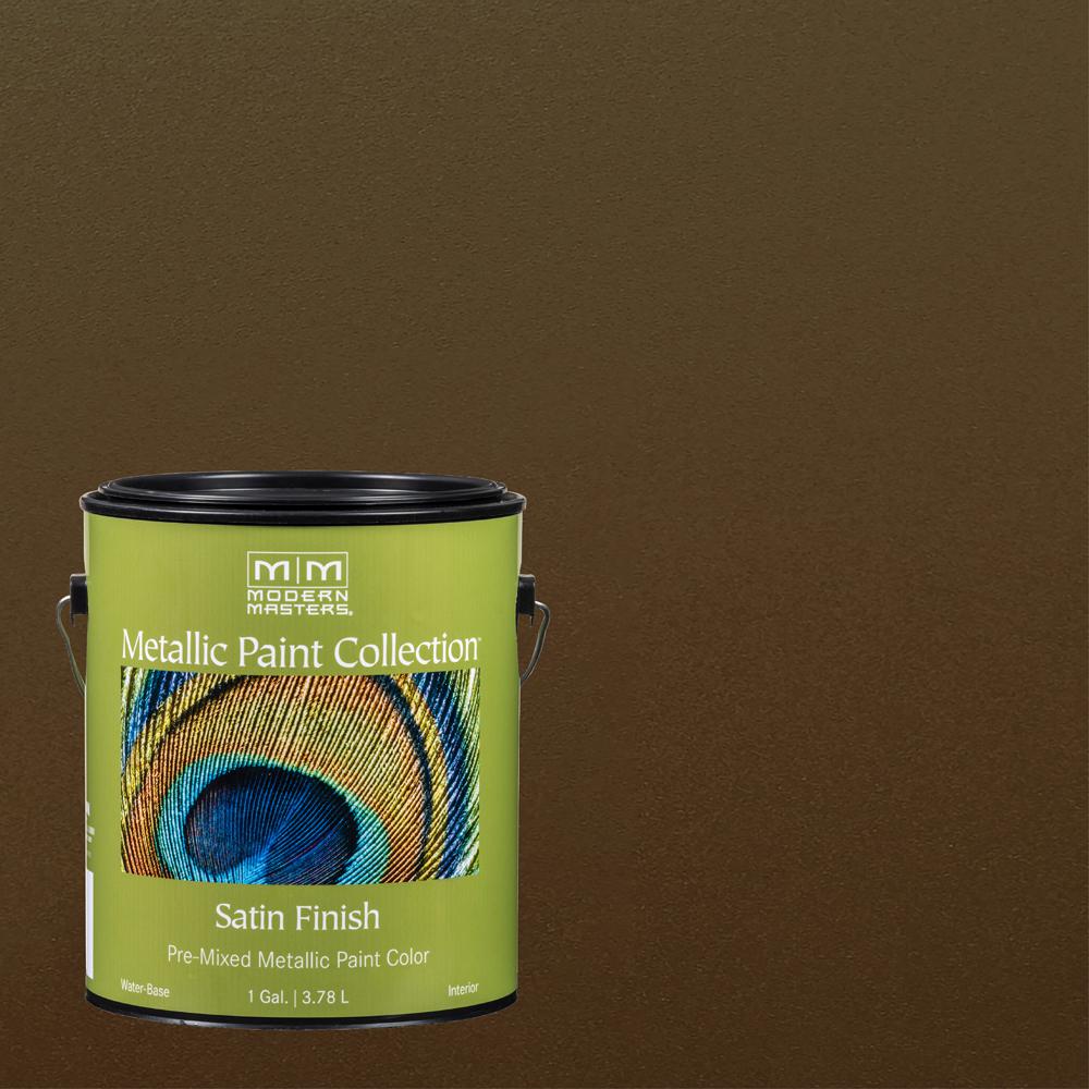 Modern Masters 1 gal. Statuary Bronze Satin Metallic Interior Paint ...