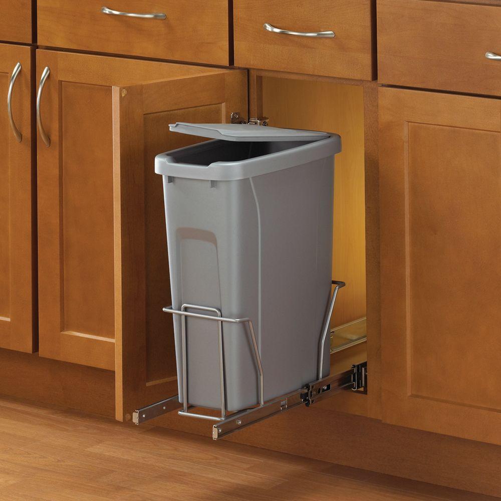 pull out trash cans - pull out cabinet organizers - the home