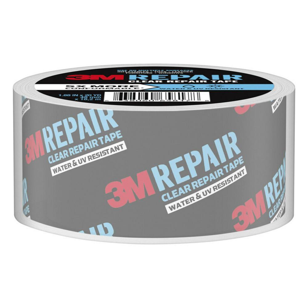 3M 1.88 in. x 20 yds. Repair Tape Clear (Case of 6)-RT-CL60 - The Home ...