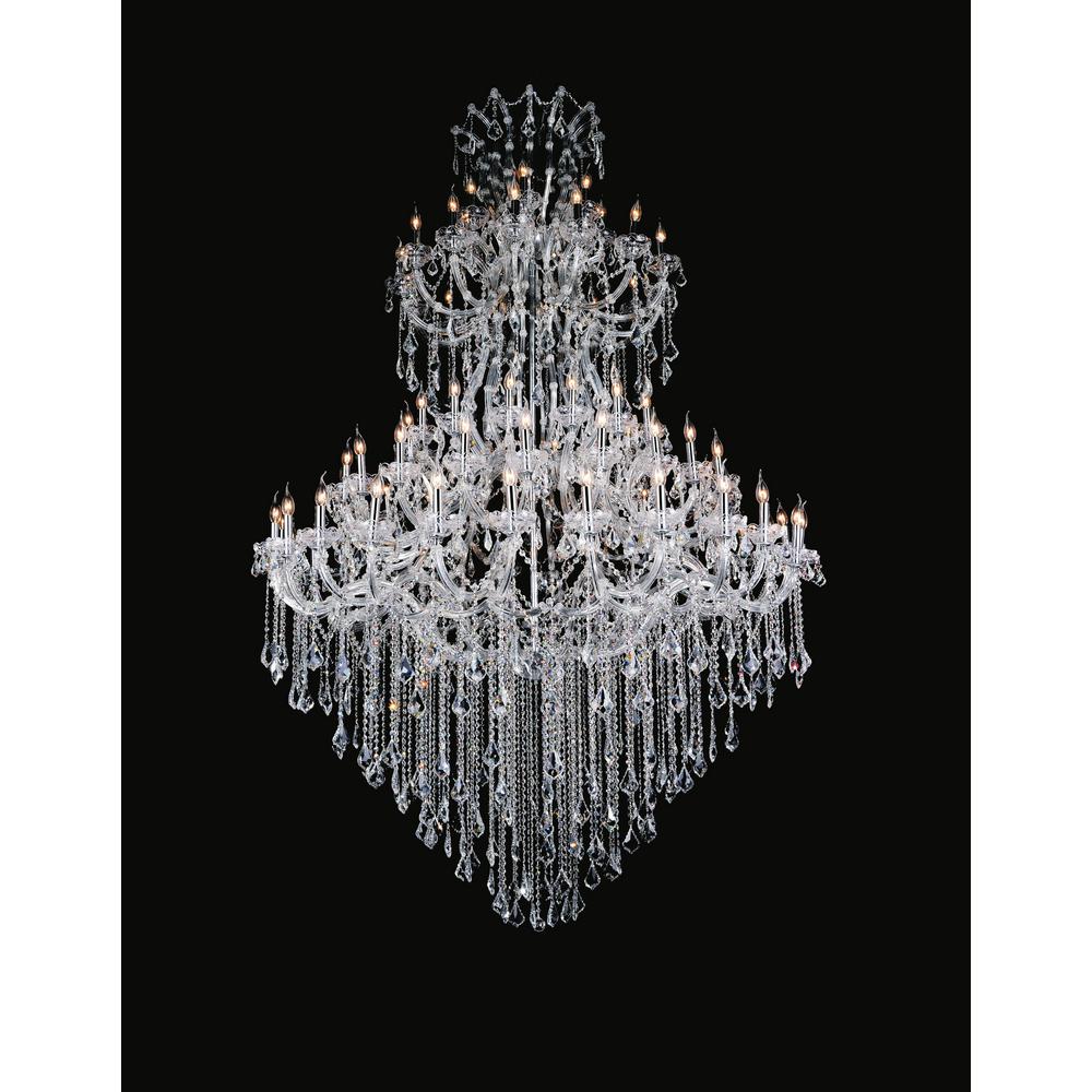 Cwi Lighting Maria Theresa 84 Light Chrome Chandelier 8318p70c Cwi Lighting Maria Theresa 84 Light Chrome Chandelier