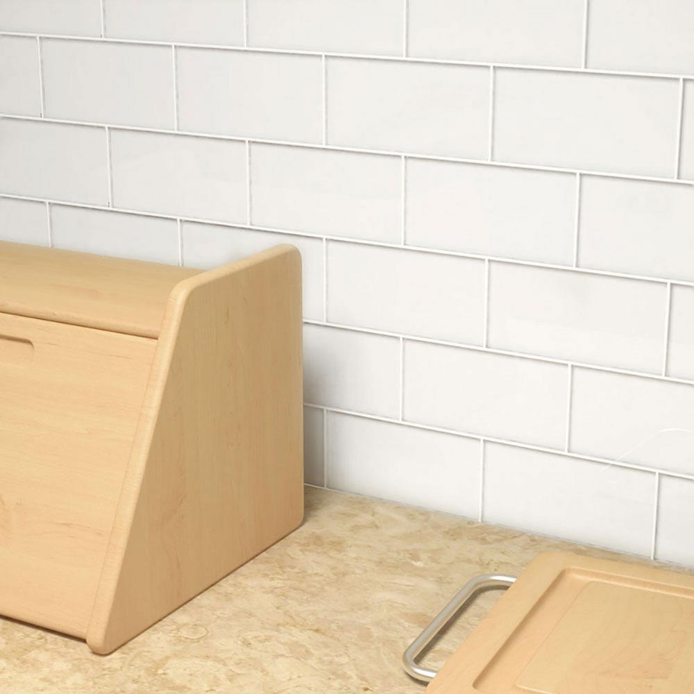 Glas Subway Tile von giorbello grau