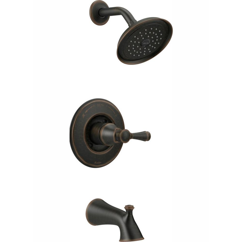 Delta Silverton Single Handle 1 Spray Tub And Shower Faucet In