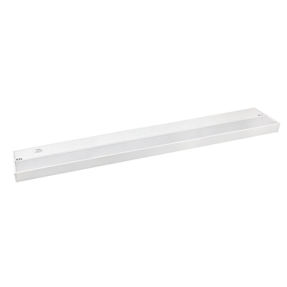 Westek Under Cabinet Lights Lighting The Home Depot Kern 30 In Led Aluminum Under Cabinet Light